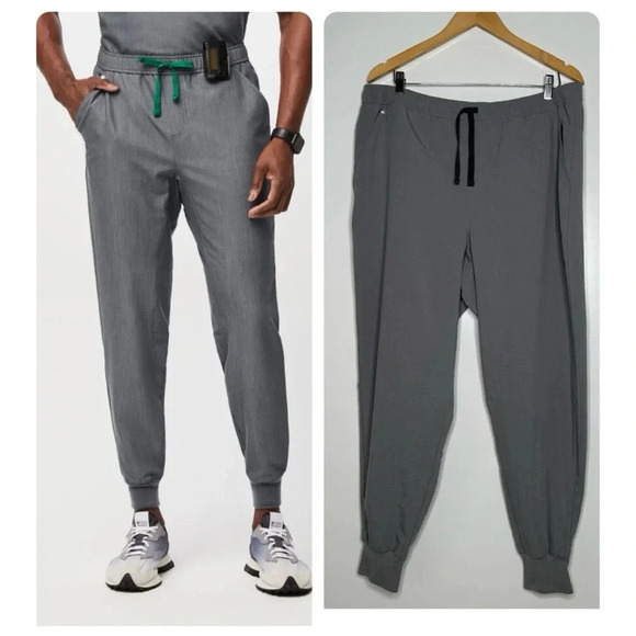 FIGS Gray Tansen Jogger Scrub Pants Size XXL/Short